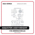 ADJUSTER ASSY-HEIGHT