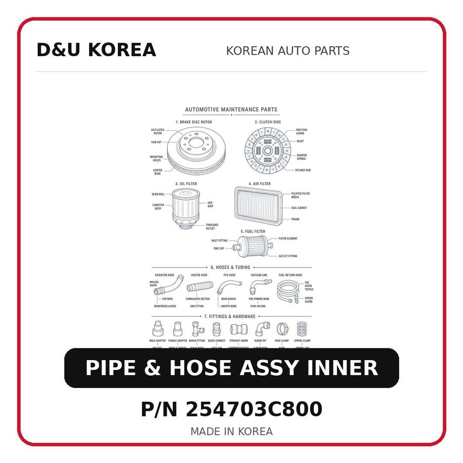 PIPE & HOSE ASSY INNER