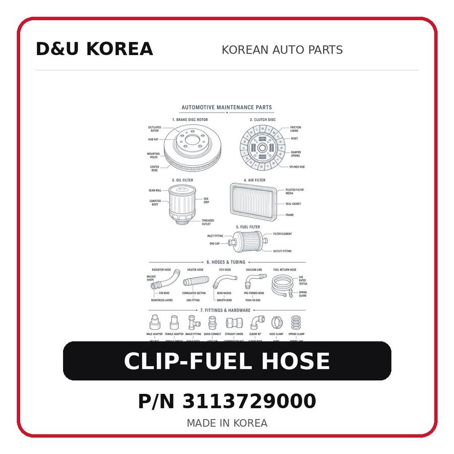 CLIP-FUEL HOSE