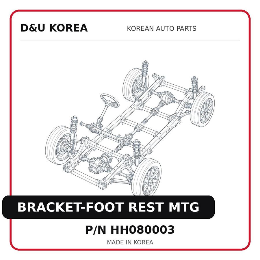 BRACKET-FOOT REST MTG
