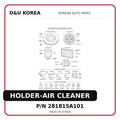 HOLDER-AIR CLEANER