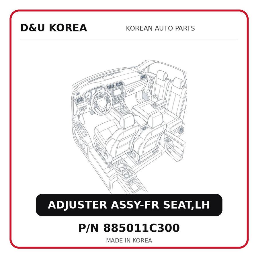 ADJUSTER ASSY-FR SEAT,LH