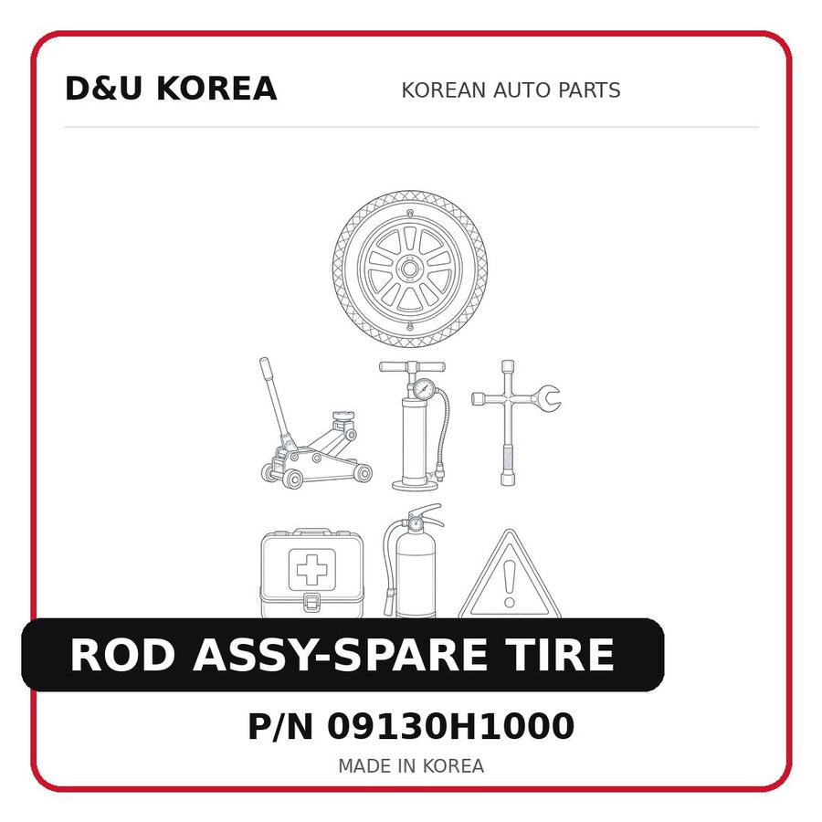 ROD ASSY-SPARE TIRE