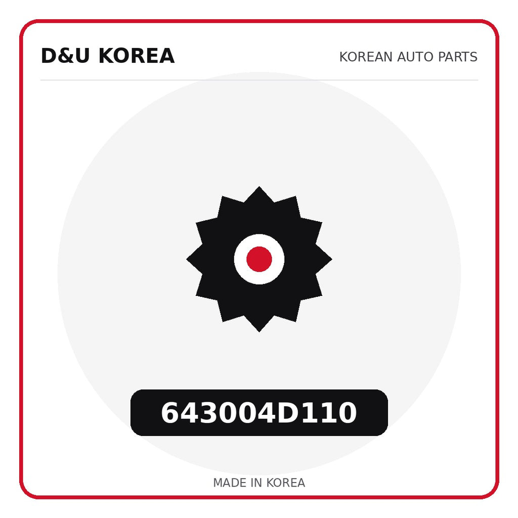 Genuine Mobis 643004D110  for Korean vehicles | D&U Korea