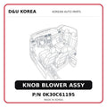 KNOB BLOWER ASSY