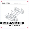 BRACKET-WATER HOSE