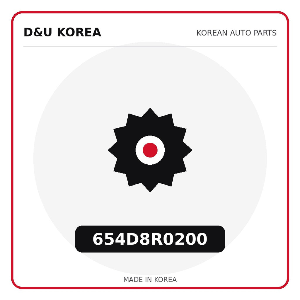 Genuine Mobis 654D8R0200  for Korean vehicles | D&U Korea