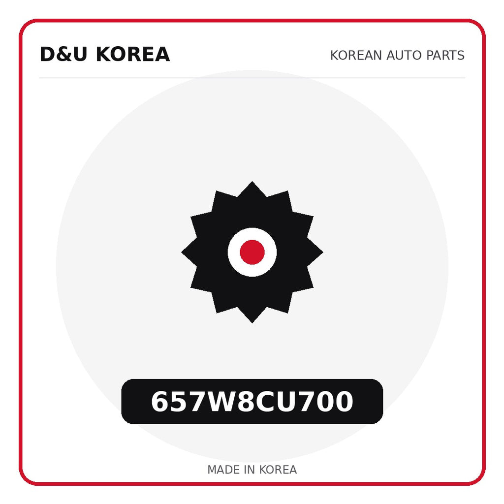 Genuine Mobis 657W8CU700  for Korean vehicles | D&U Korea