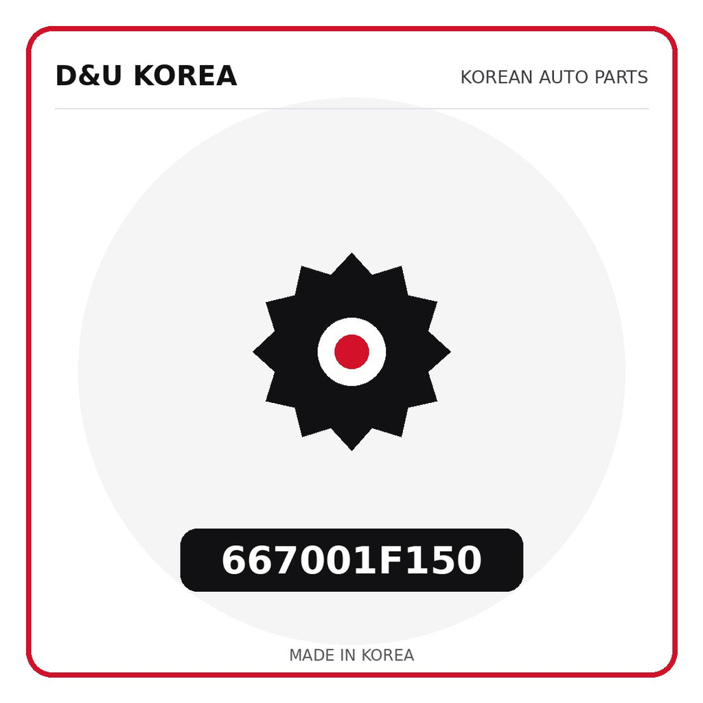 Genuine Mobis 667001F150  for Korean vehicles | D&U Korea