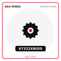 Genuine Mobis 67332XB050  for Korean vehicles | D&U Korea