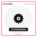 Genuine Mobis 673483W300  for Korean vehicles | D&U Korea