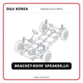 BRACKET-ROOF SPEAKER,LH