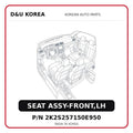 SEAT ASSY-FRONT,LH
