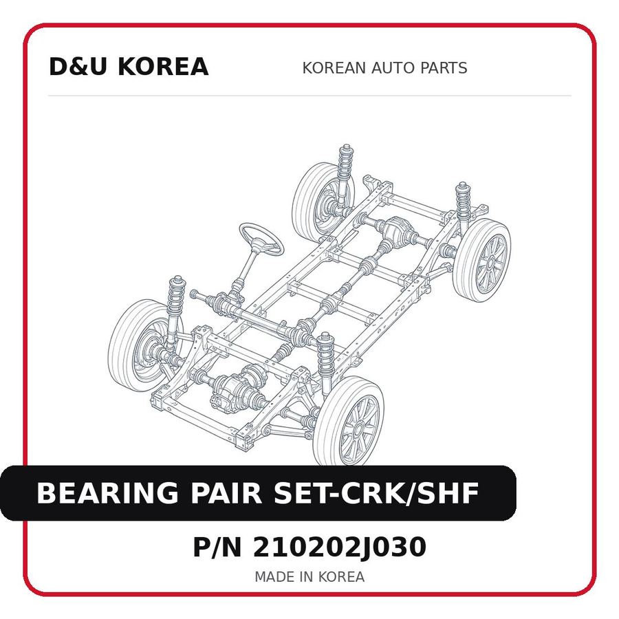 BEARING PAIR SET-CRK/SHF