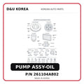 PUMP ASSY-OIL