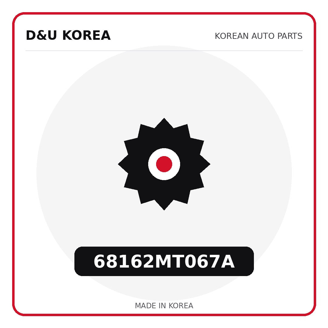 Genuine Mobis 68162MT067A  for Korean vehicles | D&U Korea