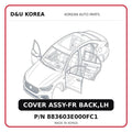 COVER ASSY-FR BACK,LH