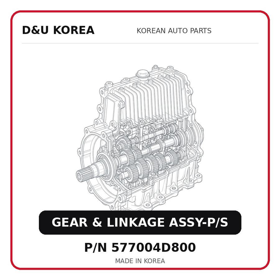 GEAR & LINKAGE ASSY-P/S