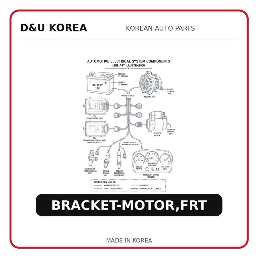BRACKET-MOTOR,FRT