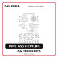 PIPE ASSY-CPF,RR