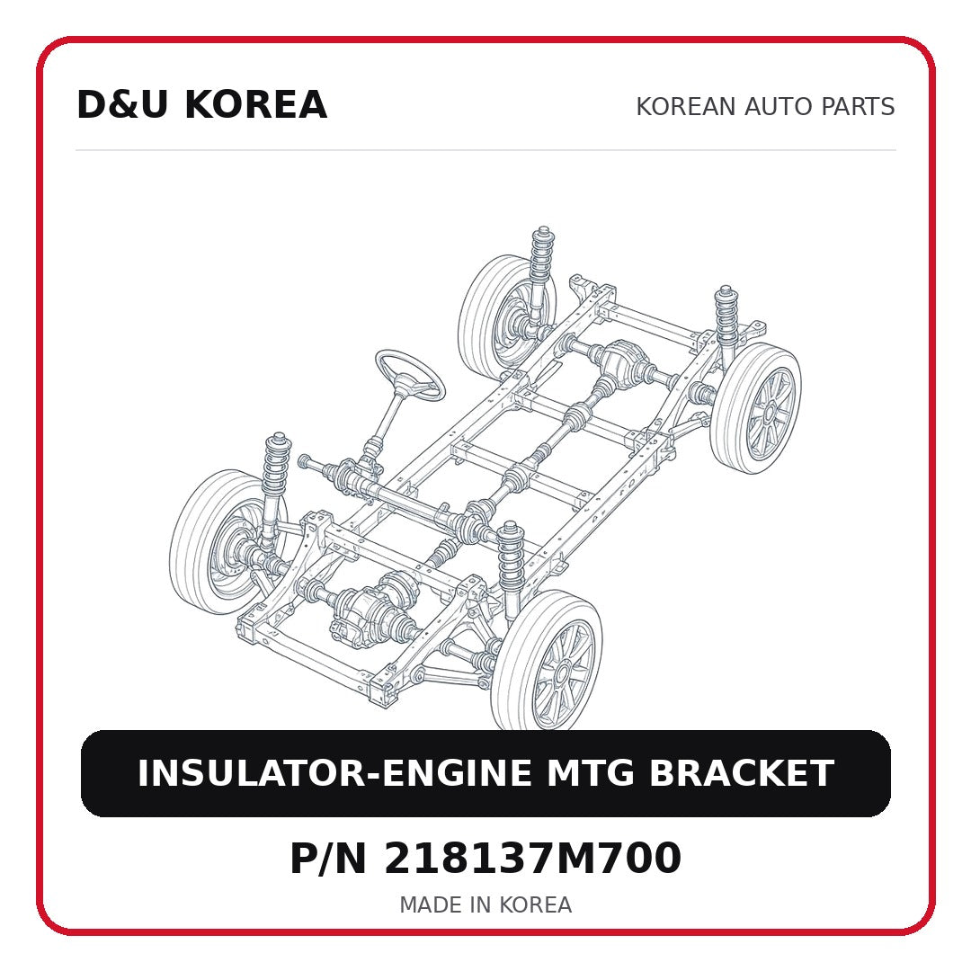 INSULATOR-ENGINE MTG BRACKET