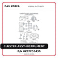 CLUSTER ASSY-INSTRUMENT