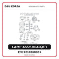 LAMP ASSY-HEAD,RH