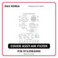 COVER ASSY-AIR FILTER