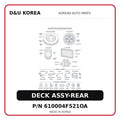 DECK ASSY-REAR