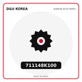 Genuine Mobis 711148K100  for Korean vehicles | D&U Korea