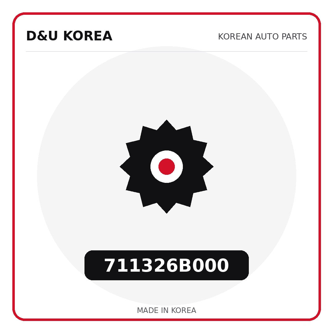 Genuine Mobis 711326B000  for Korean vehicles | D&U Korea