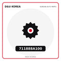 Genuine Mobis 711888A100  for Korean vehicles | D&U Korea