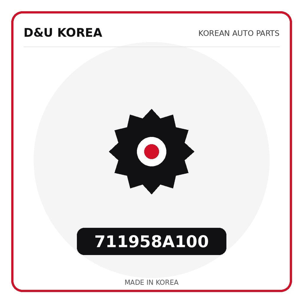 Genuine Mobis 711958A100  for Korean vehicles | D&U Korea