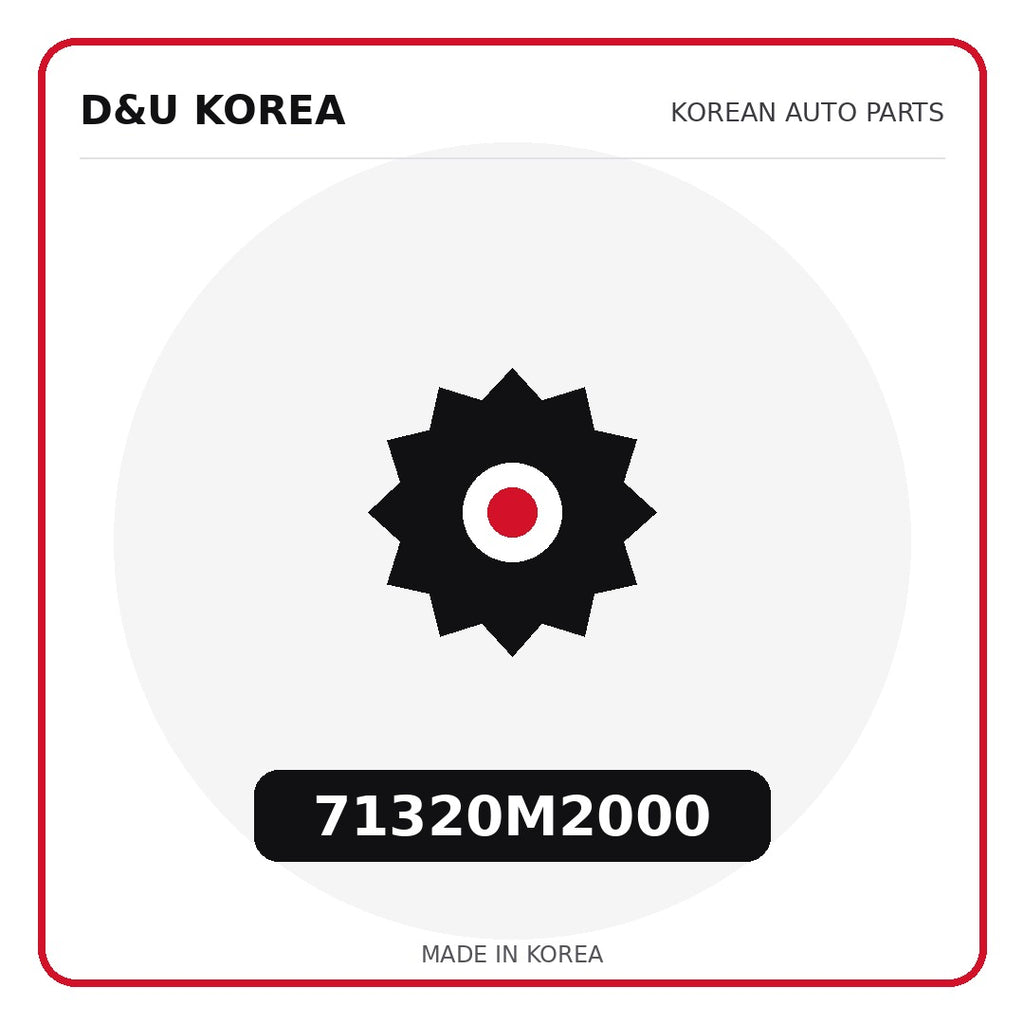 Genuine Mobis 71320M2000  for Korean vehicles | D&U Korea