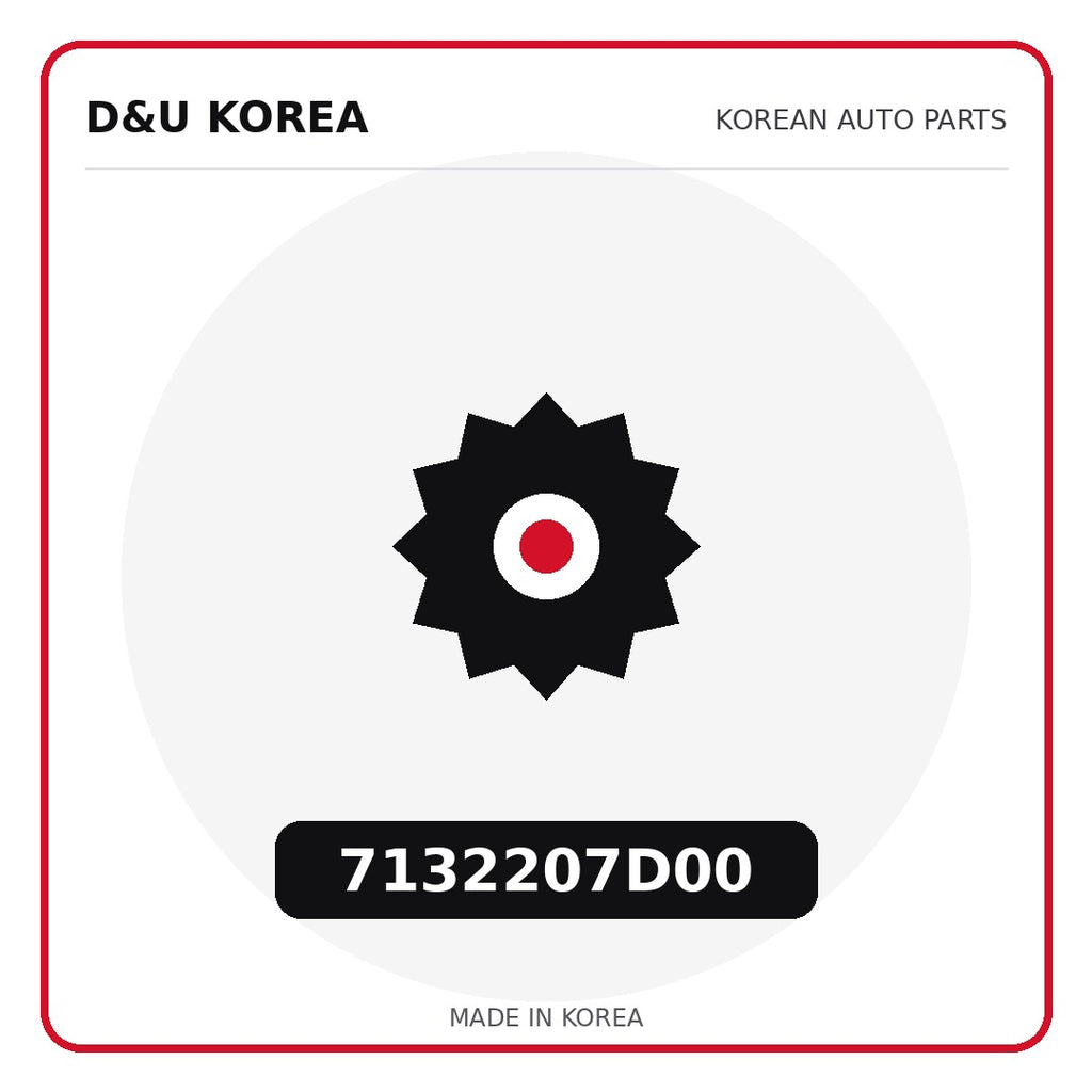 Genuine Mobis 7132207D00  for Korean vehicles | D&U Korea
