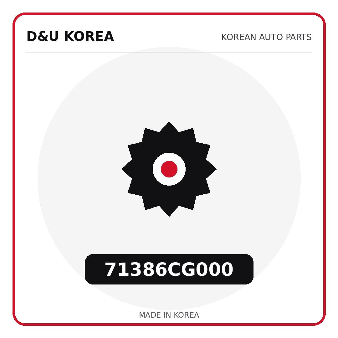 Genuine Mobis 71386CG000  for Korean vehicles | D&U Korea