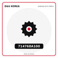 Genuine Mobis 714768A100  for Korean vehicles | D&U Korea