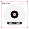 Genuine Mobis 715657C000  for Korean vehicles | D&U Korea