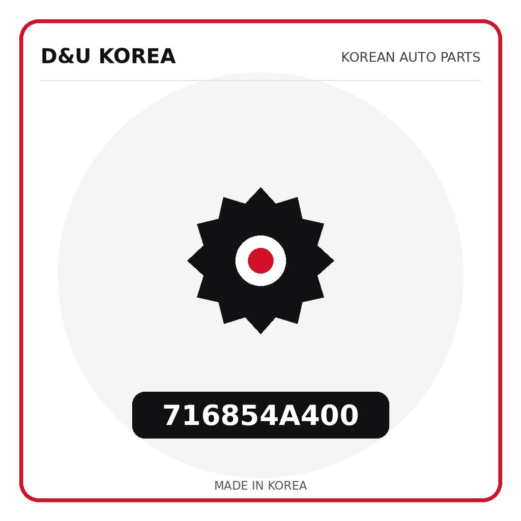 Genuine Mobis 716854A400  for Korean vehicles | D&U Korea