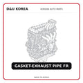 GASKET-EXHAUST PIPE FR