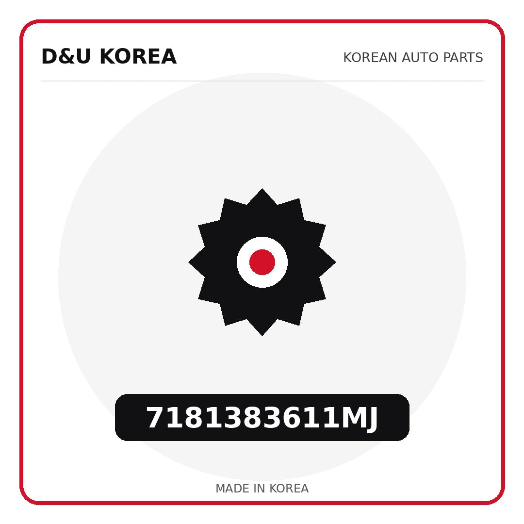 Genuine Mobis 7181383611MJ  for Korean vehicles | D&U Korea