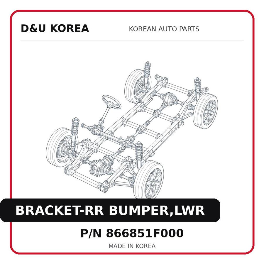 BRACKET-RR BUMPER,LWR
