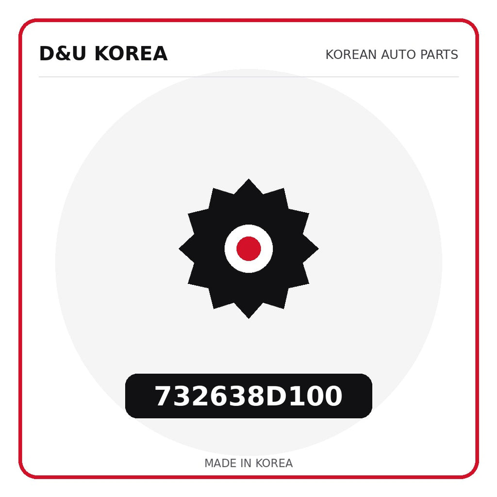 Genuine Mobis 732638D100  for Korean vehicles | D&U Korea