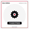 Genuine Mobis 734007P000  for Korean vehicles | D&U Korea