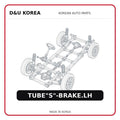 TUBE"S"-BRAKE.LH