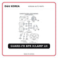 GUARD-FR BPR H/LAMP LH