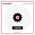 Genuine Mobis 74576  for Korean vehicles | D&U Korea