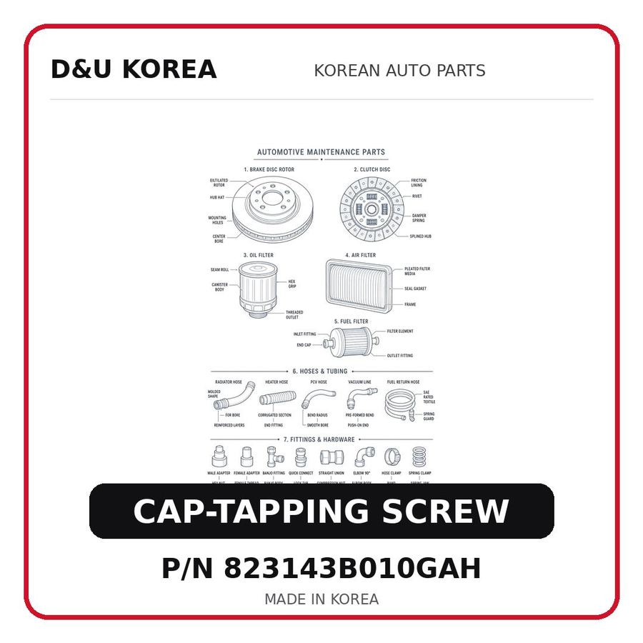 CAP-TAPPING SCREW