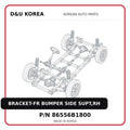 BRACKET-FR BUMPER SIDE SUPT,RH