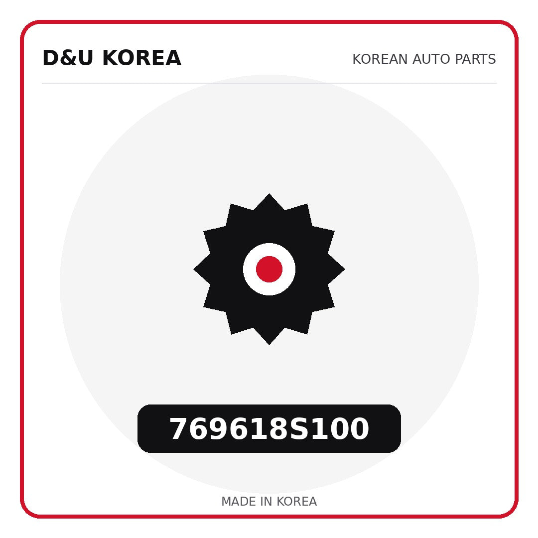 Genuine Mobis 769618S100  for Korean vehicles | D&U Korea